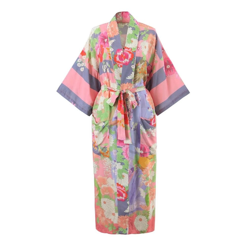 Floral Print Bohemian Kimono Robe