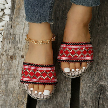 Boho Espadrille Platform Sandals