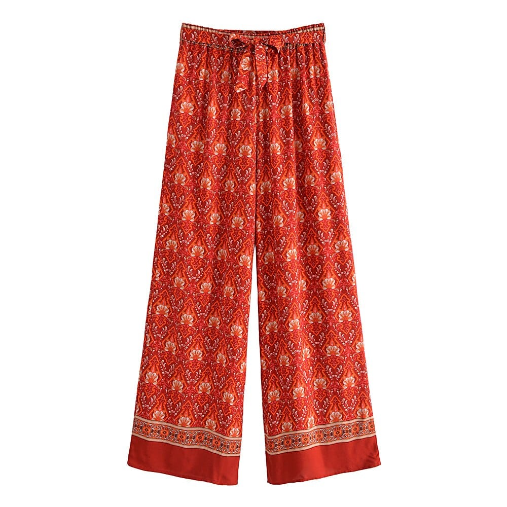 Hannah Boho Wide Leg Pants