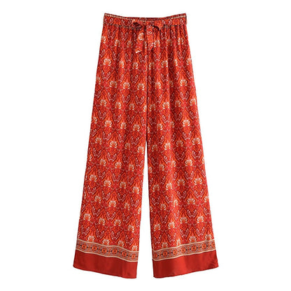 Hannah Boho Wide Leg Pants