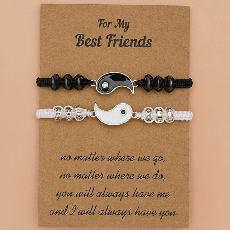 Yin and Yang Best Friends Bracelets