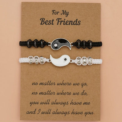 Yin and Yang Best Friends Bracelets