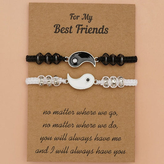 Yin and Yang Best Friends Bracelets