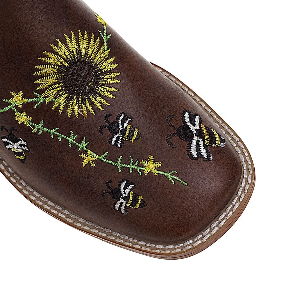 Sunflower Field Cowboy Boots