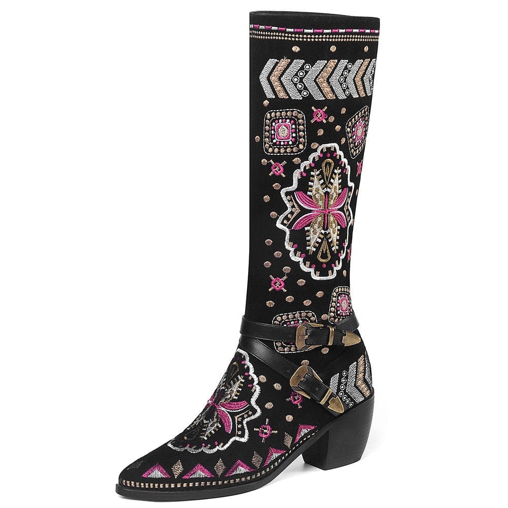 Cori Embroidery Western Boots