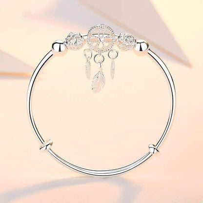 925 Sterling Silver Dreamcatcher Bracelet