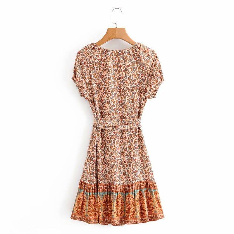 Adamina Boho Mini Dress ( 3 Colors )