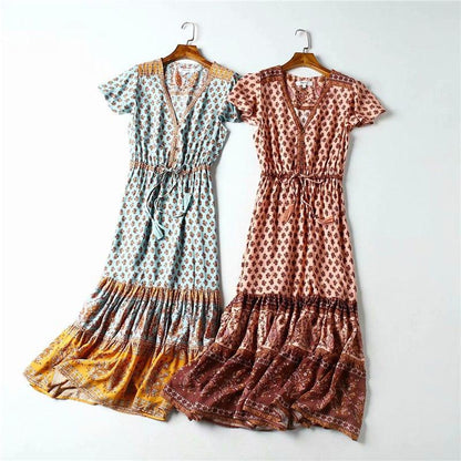 Ahote Bohemian Maxi Dress (2 Colors)