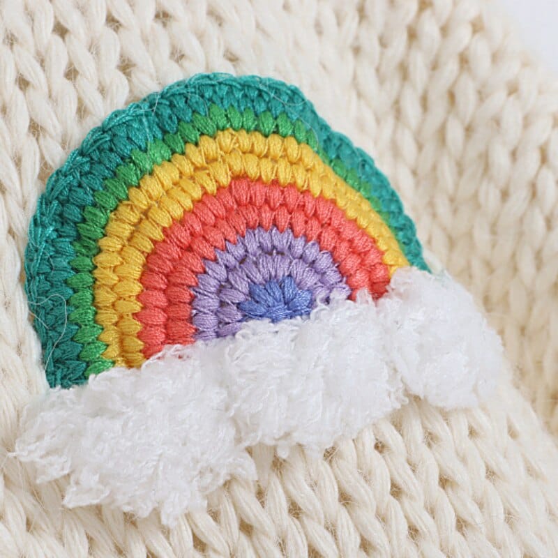 Asha Embroidered Rainbow Cardigan