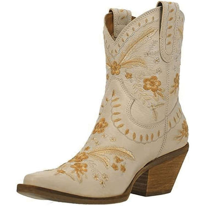 Arizona Embroidered Western Boots