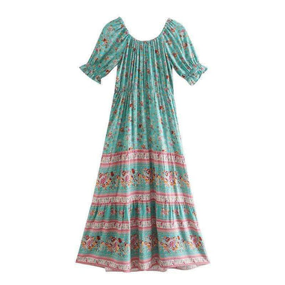 Aranyani Boho Midi Dress