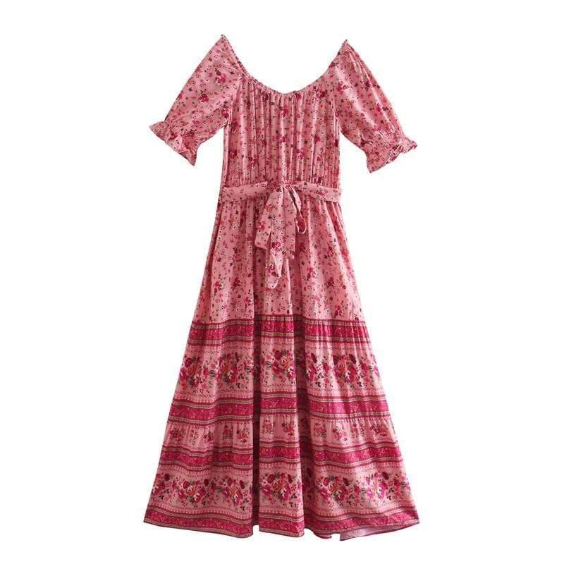 Aranyani Boho Midi Dress