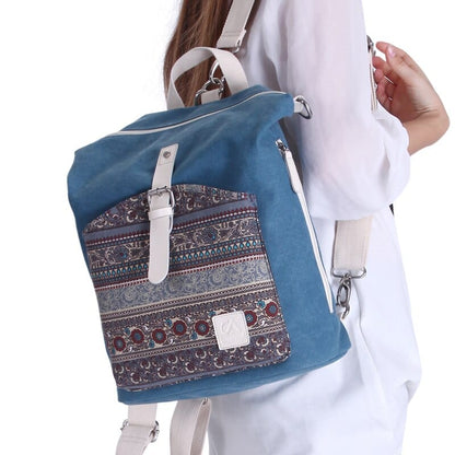 Aretha Canvas Backpack