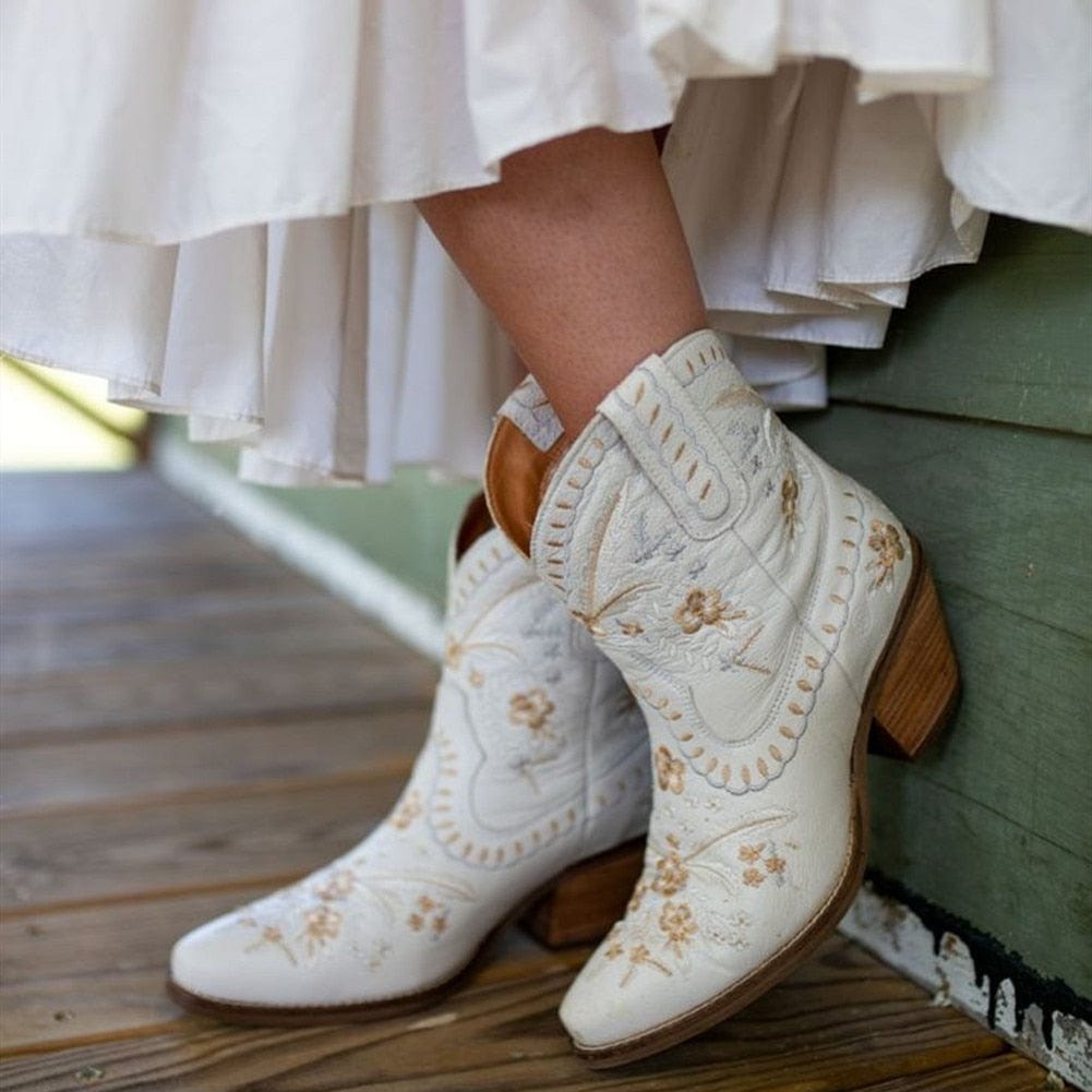 Arizona Embroidered Western Boots