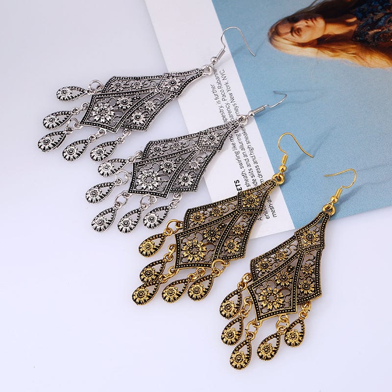 Art Nouveau Dangling Earrings