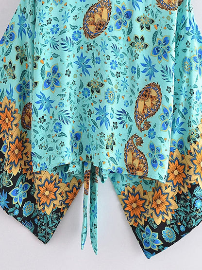 Athena Boho Cropped Kimono