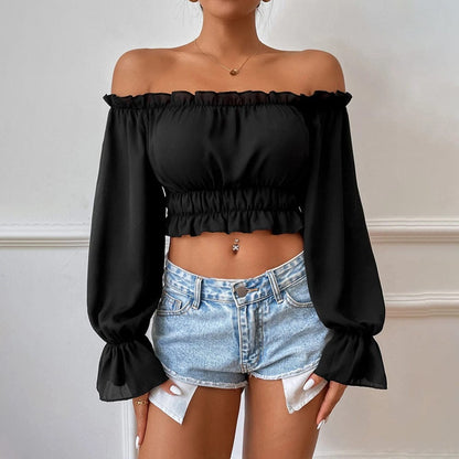 Esther Off Shoulder Crop Top