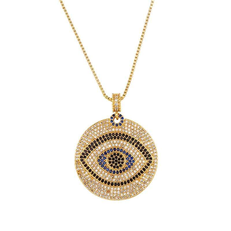 Zirconia Evil Eye Necklaces