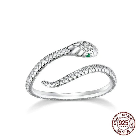 Sterling Silver Snake Ring