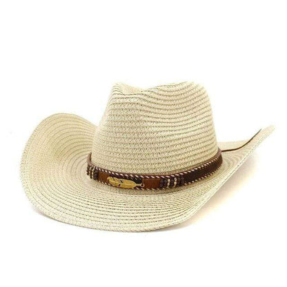 Cowgirl Straw Wide Brim Hat