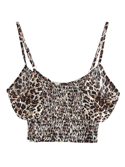 Bess Leopard Two Piece Set