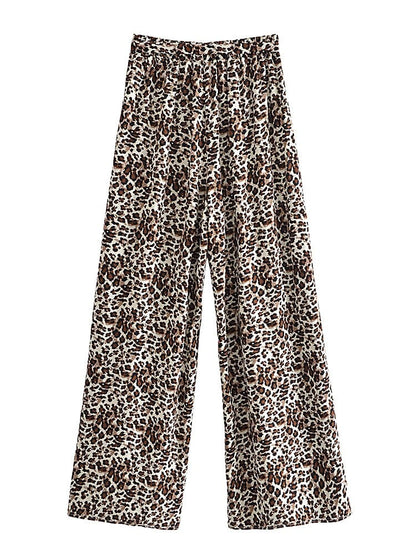 Bess Leopard Two Piece Set