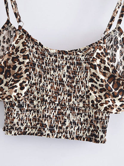 Bess Leopard Two Piece Set