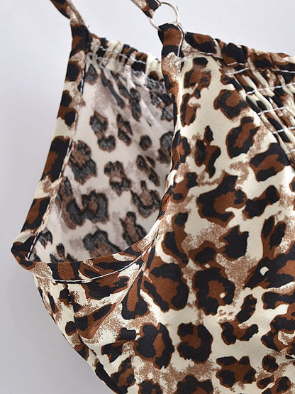 Bess Leopard Two Piece Set