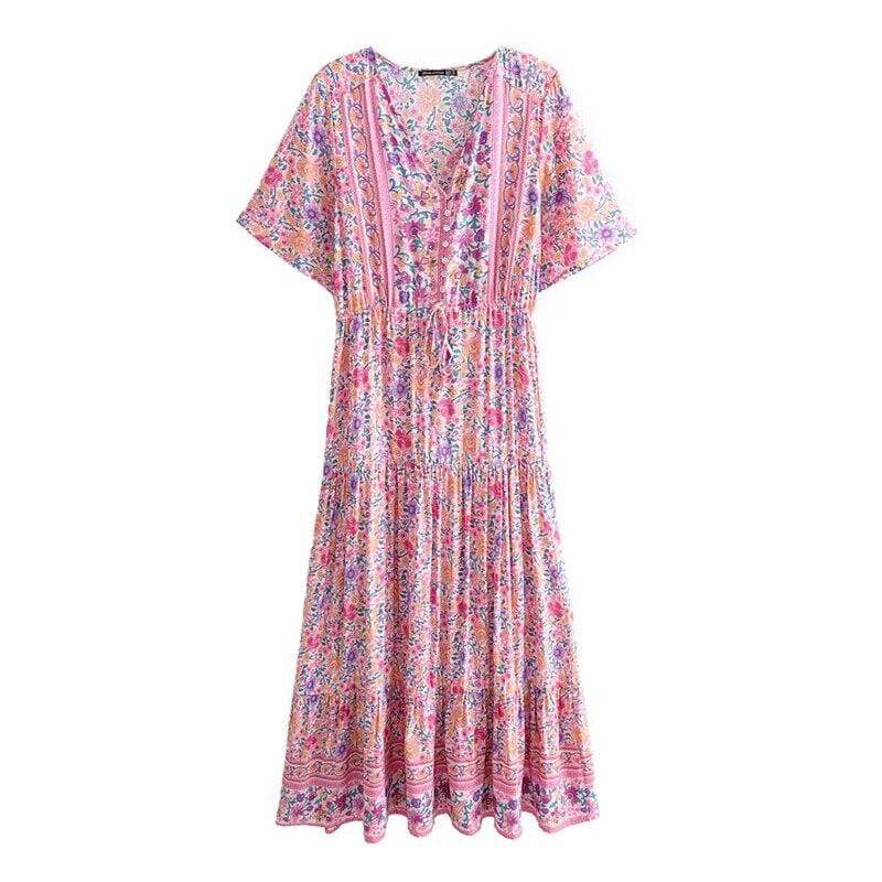 Bette Pink Maxi Dress