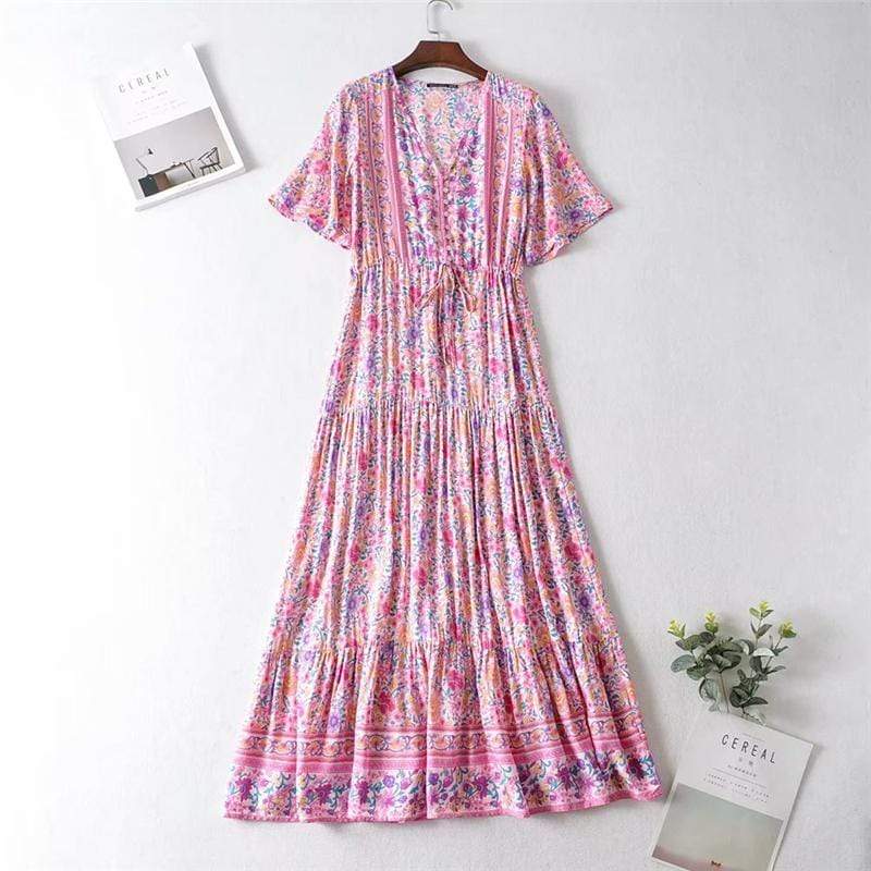 Bette Pink Maxi Dress