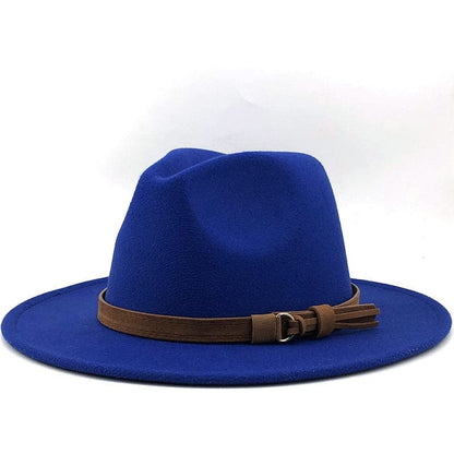 Eridian Fedora Hat With Leather Ribbon