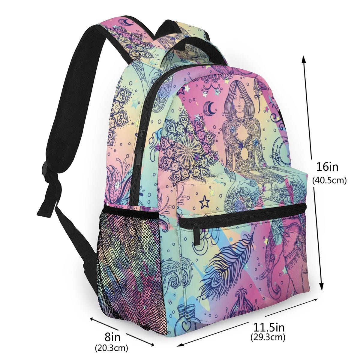 Boho Rainbow Backpack