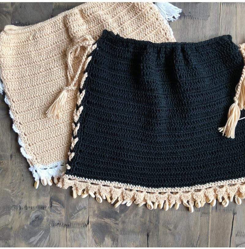 Bruna Crochet Mini Skirt