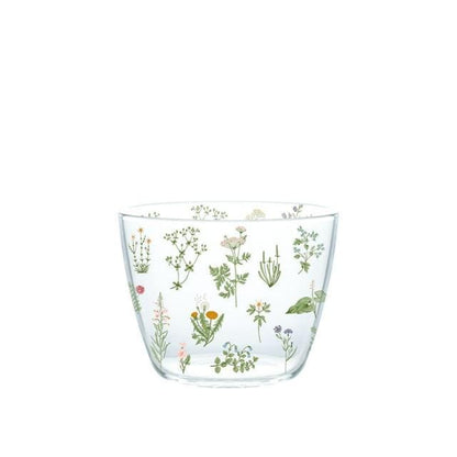 Grass & Flowers Glass Mug