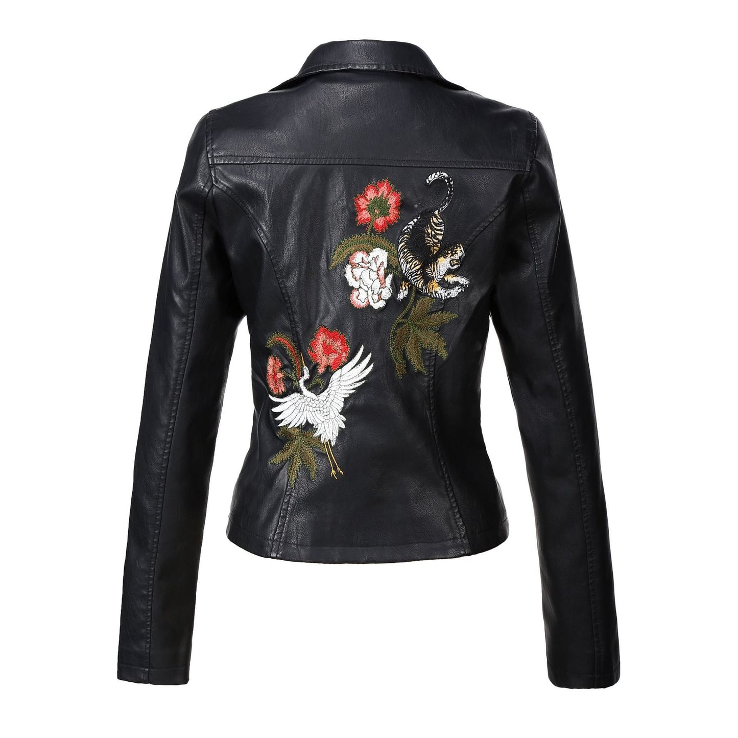 Cadence Vegan Leather Jacket In Black