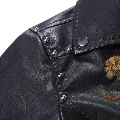 Cadence Vegan Leather Jacket In Black