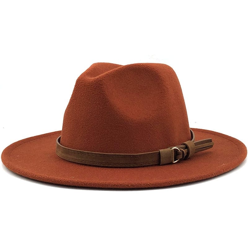 Eridian Fedora Hat With Leather Ribbon