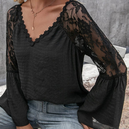 Celeste Lace Long Sleeve Blouse