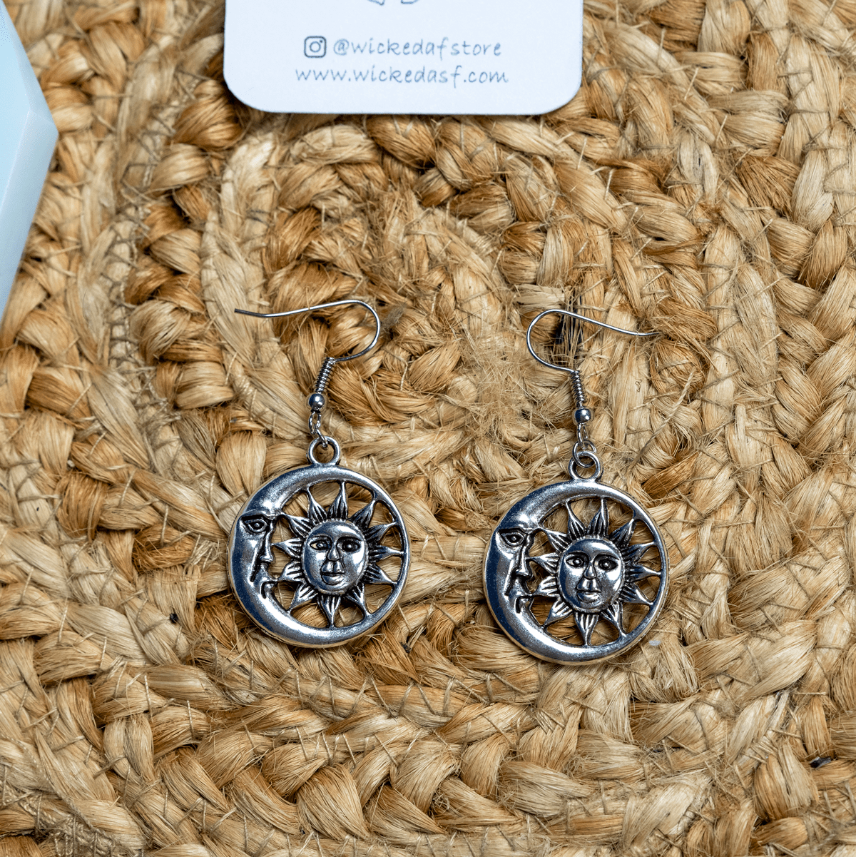 Celestial Sun and Moon Earrings