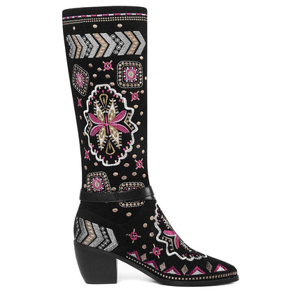 Cori Embroidery Western Boots