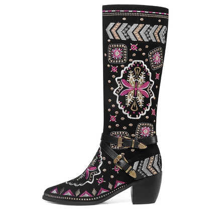 Cori Embroidery Western Boots