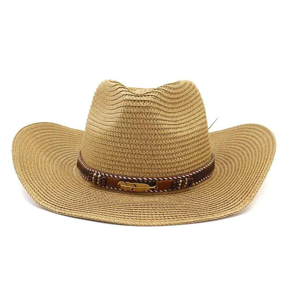 Cowgirl Straw Wide Brim Hat