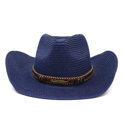 Cowgirl Straw Wide Brim Hat