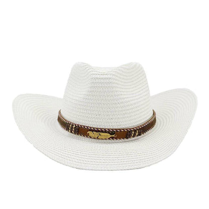 Cowgirl Straw Wide Brim Hat