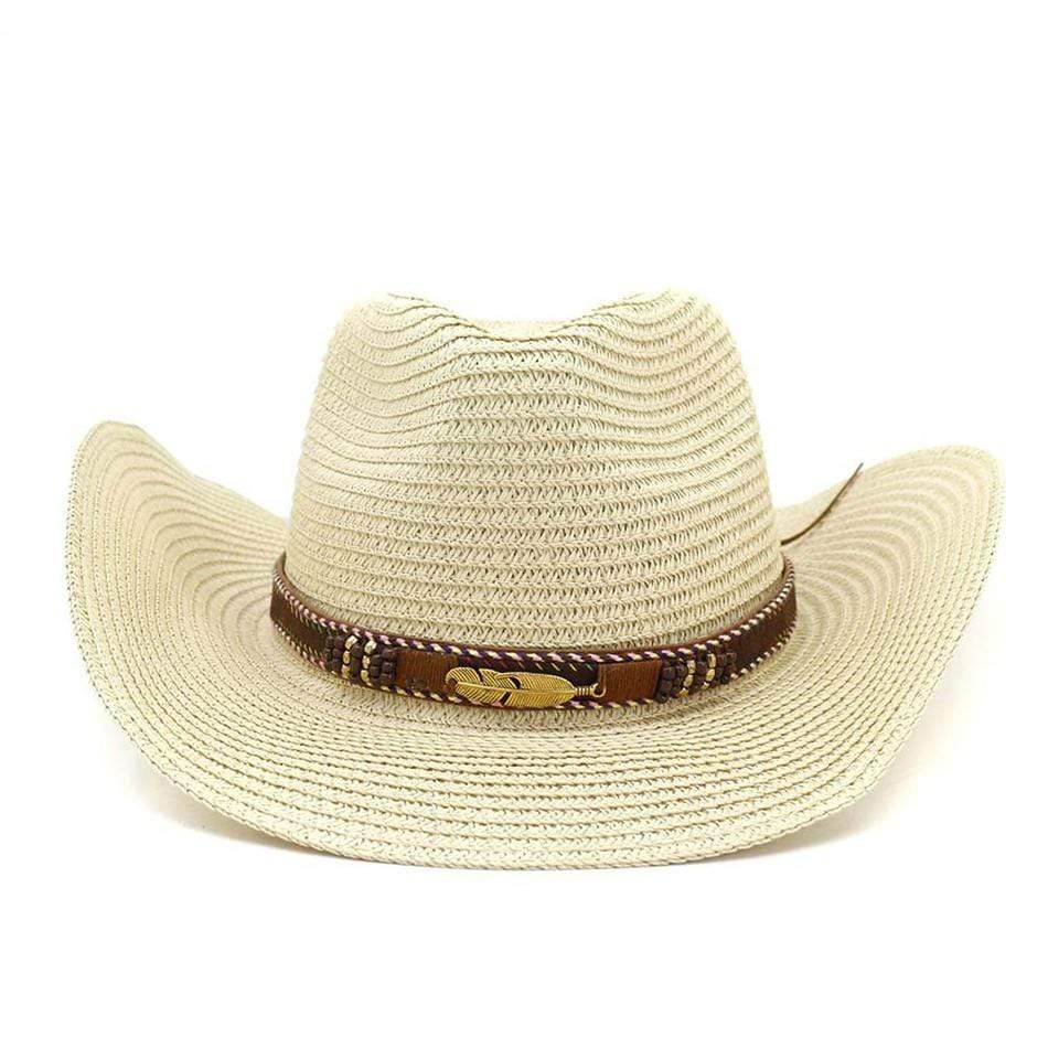 Cowgirl Straw Wide Brim Hat