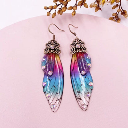 Fairy Wings Earrings Colorful Edition