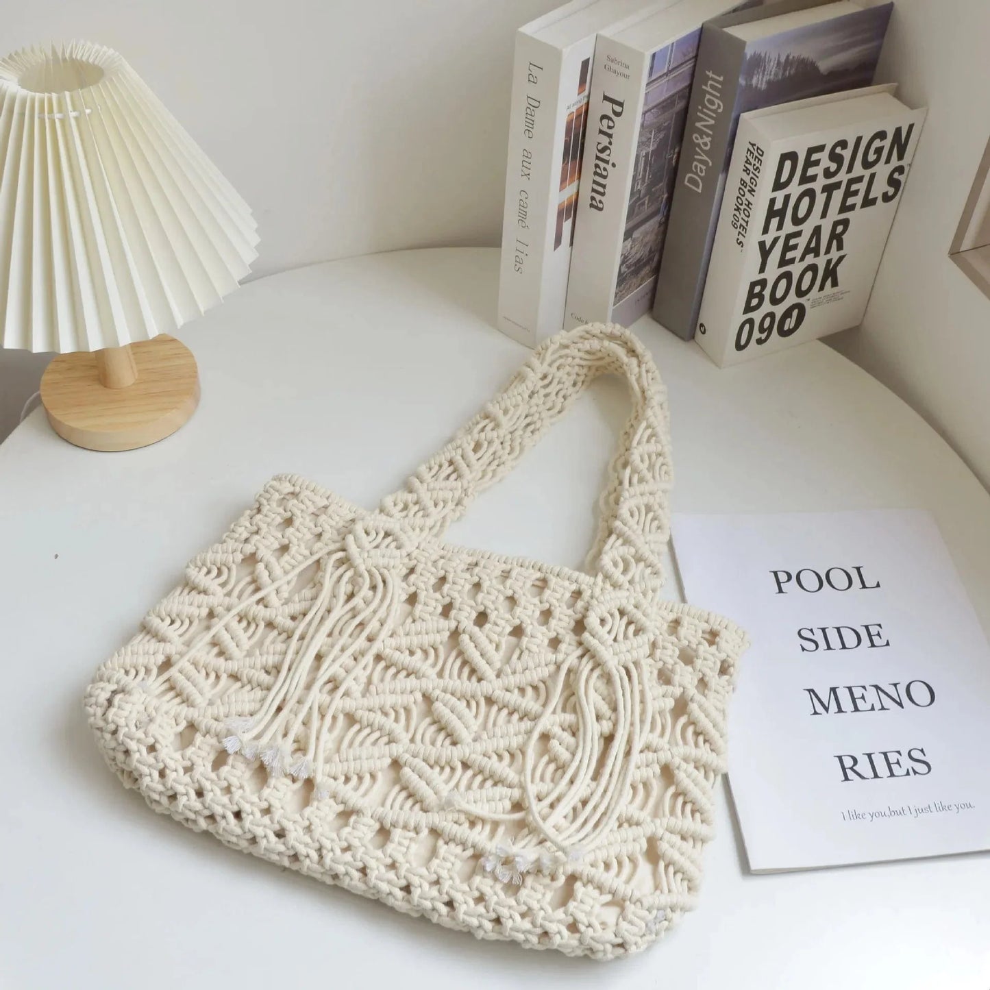 Macrame Mini Shoulder Bag