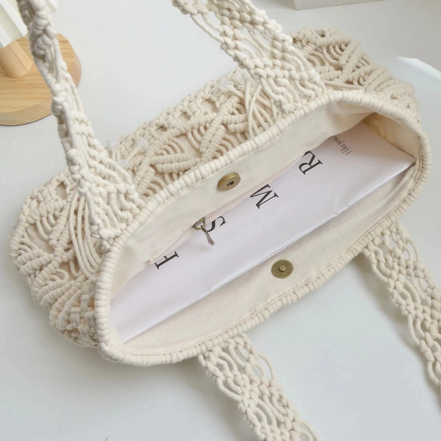 Macrame Mini Shoulder Bag