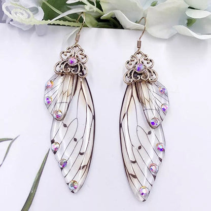 Fairy Wing Statement Earrings