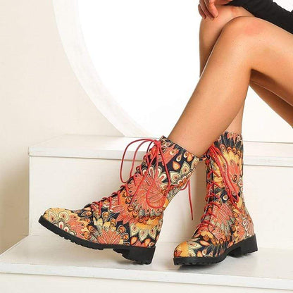 Dalila Lace-up Boots